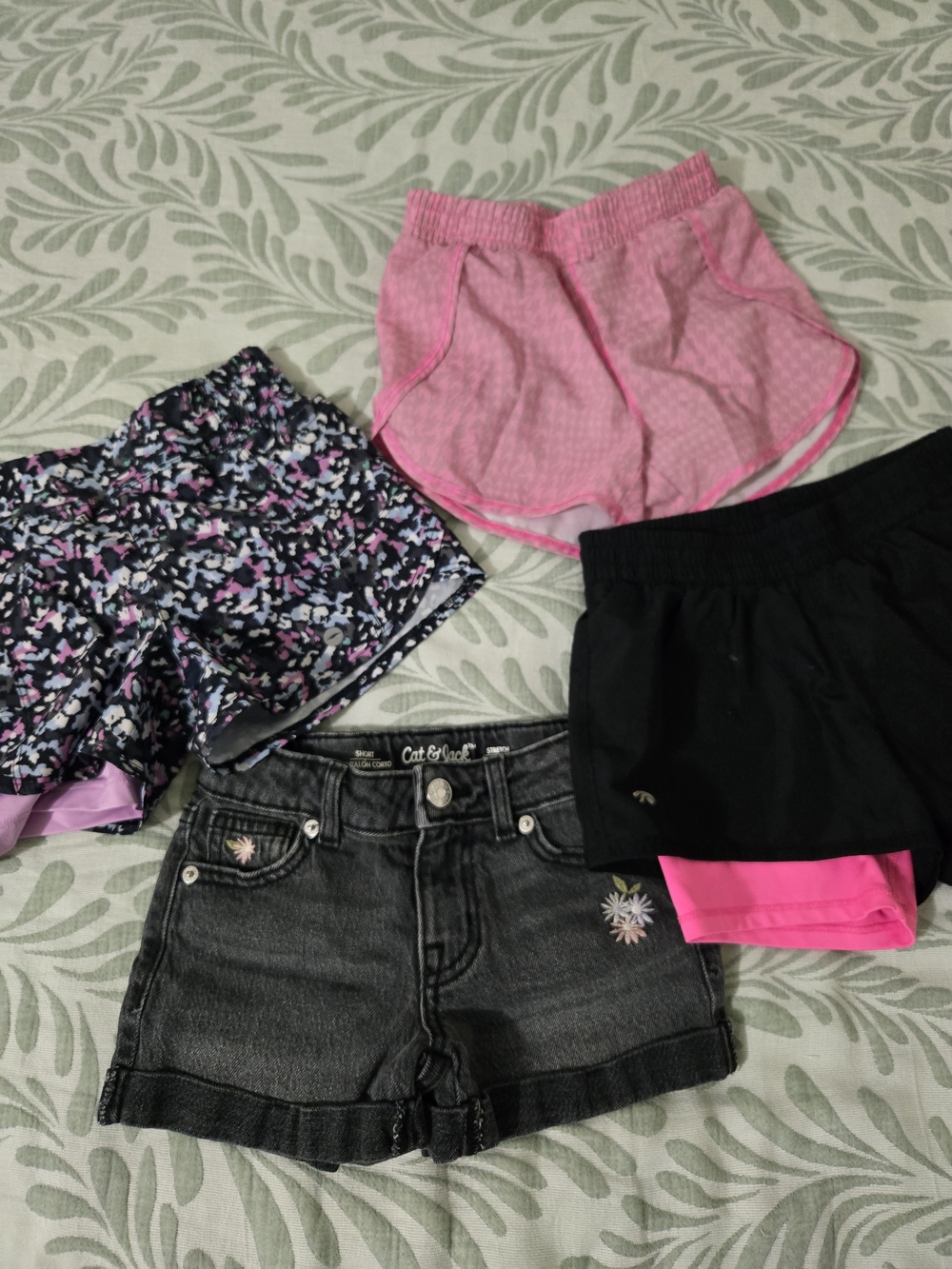 Girls Shorts Size Xs(4/5) And S(6/6X)
